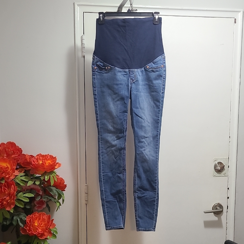 H&M Blue Jeggings with Stretchy Comfort MEDIUM